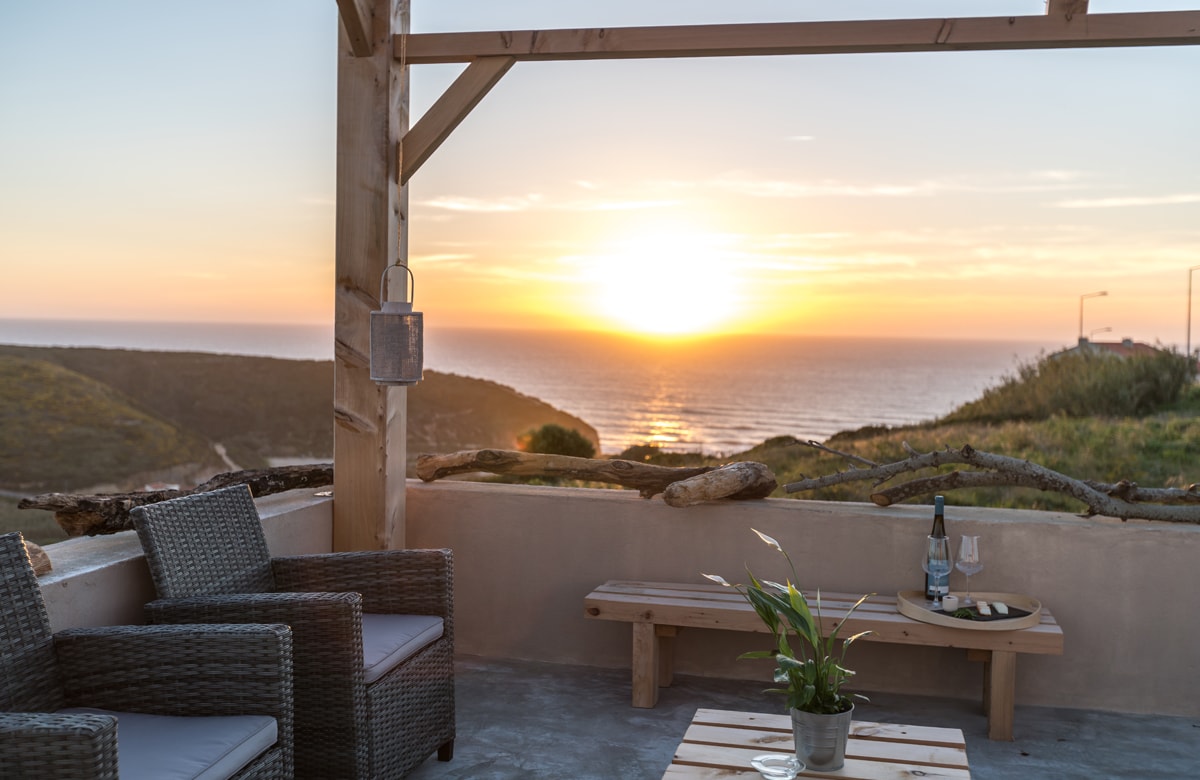 pordosol2-min Views of Sao Juliao Beach from Eco Soul Ericeira Guesthouse
